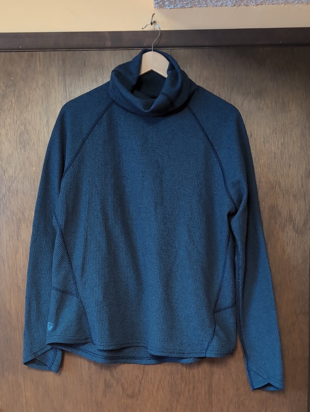 Women’s Turtleneck Knit Sweater in Navy